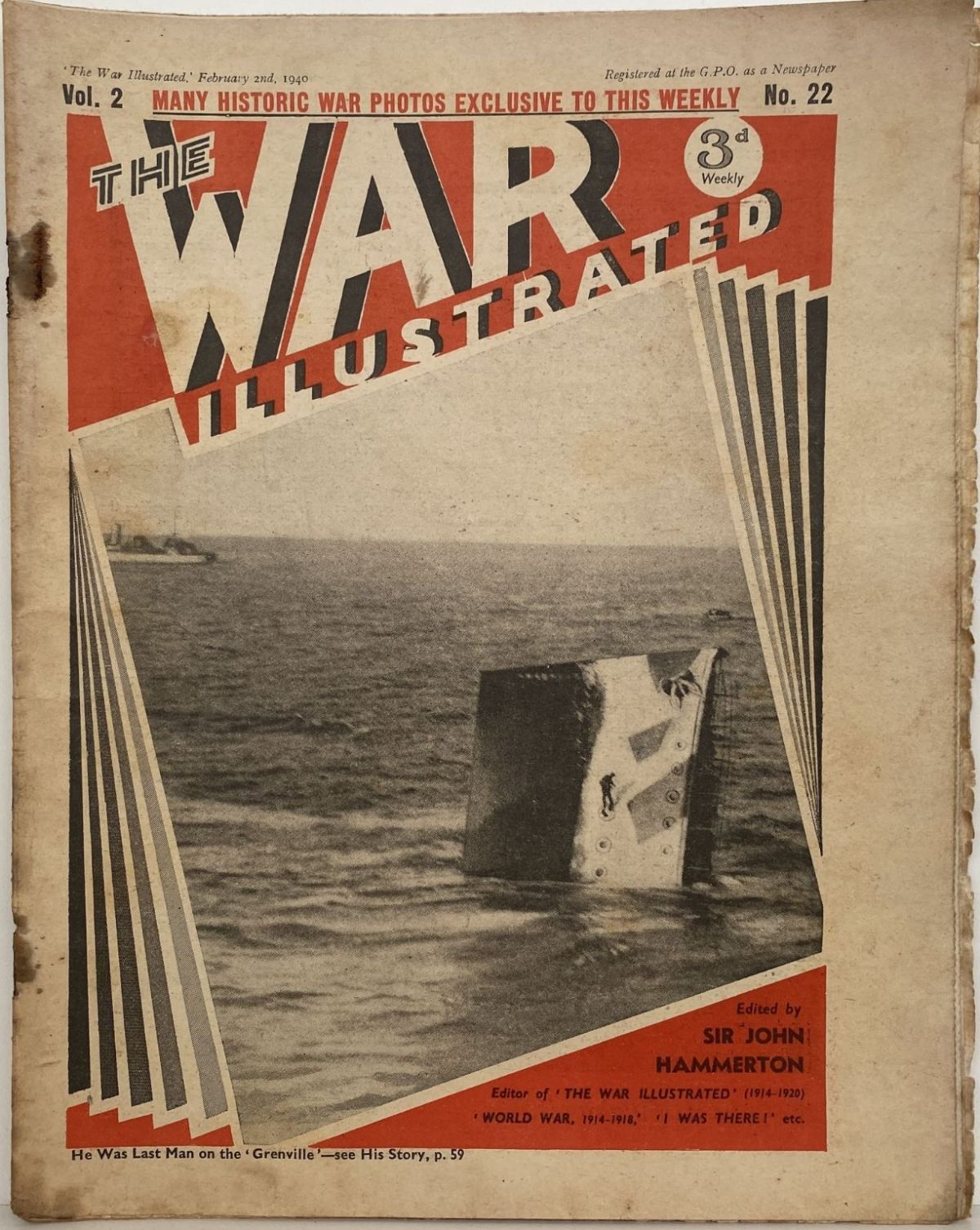 THE WAR ILLUSTRATED - Vol 2, No 22, 2nd Feb 1940