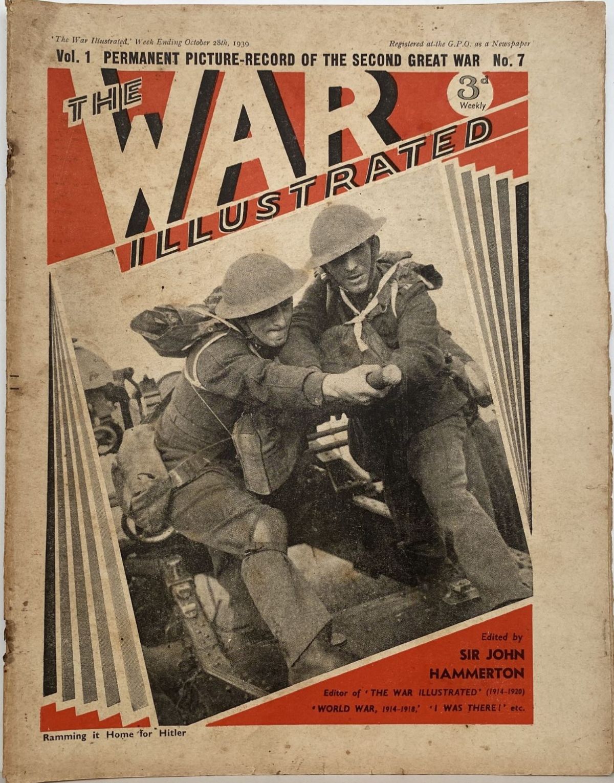 THE WAR ILLUSTRATED - Vol 1, No 7, 28th Oct 1939