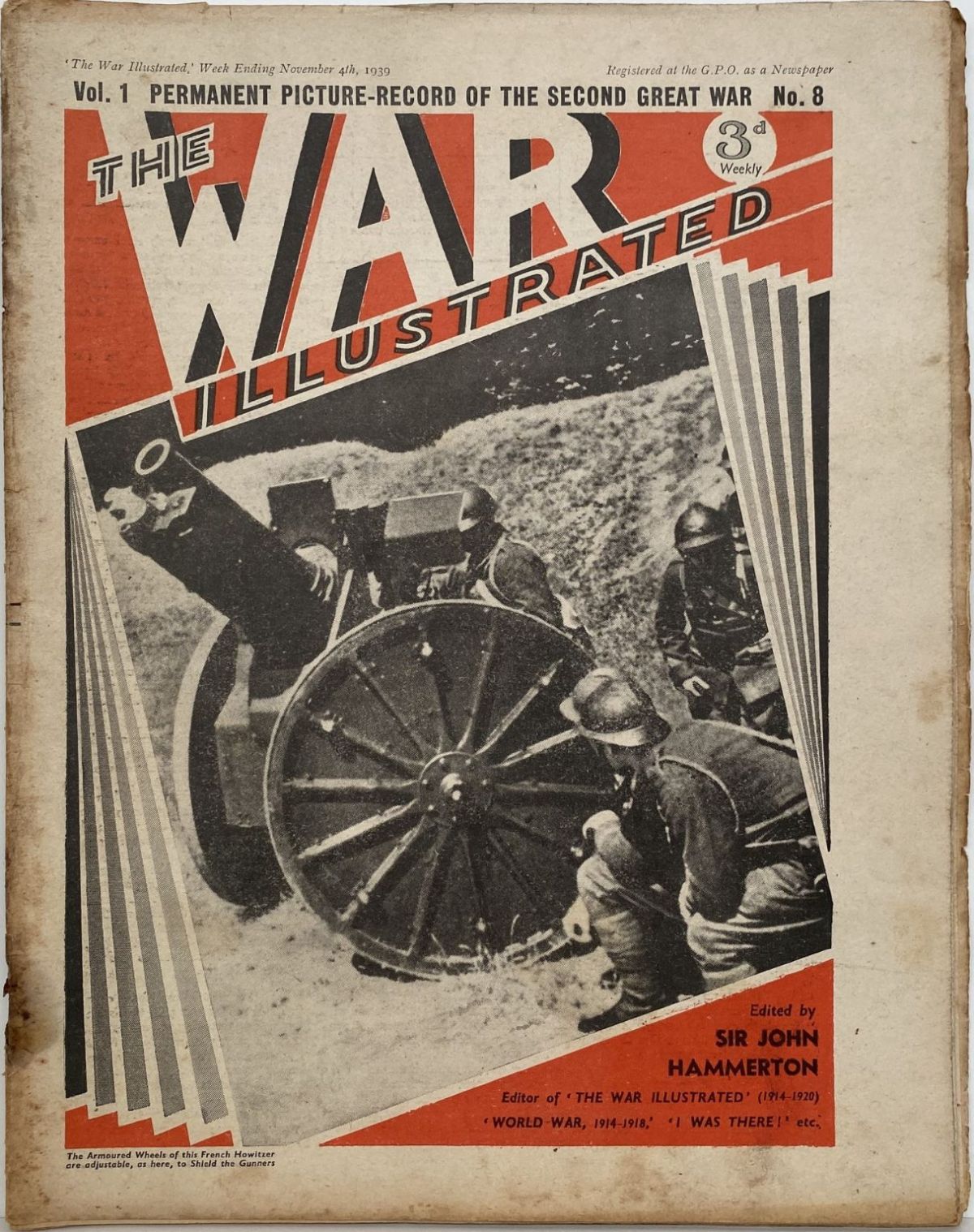 THE WAR ILLUSTRATED - Vol 1, No 8, 4th Nov 1939