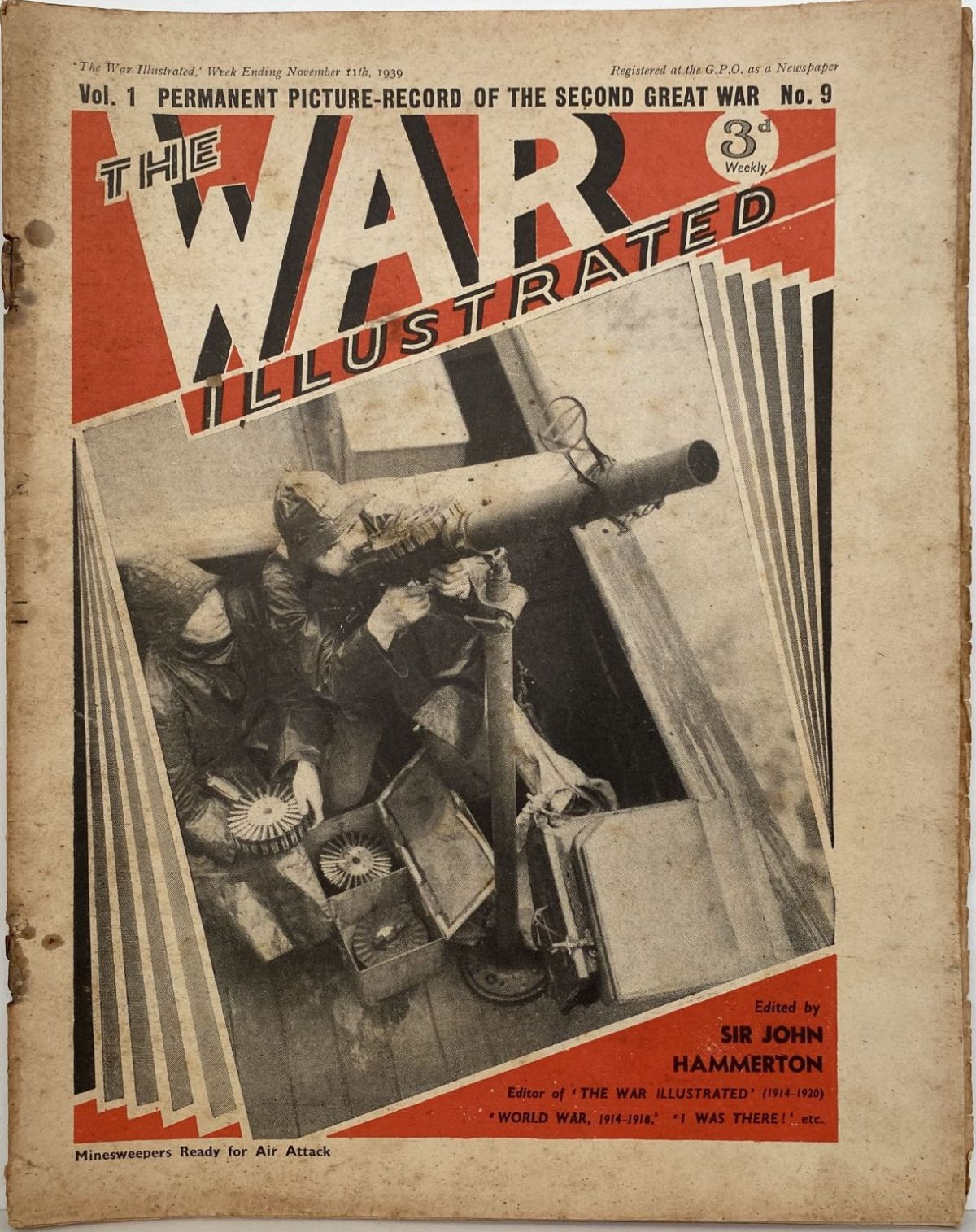 THE WAR ILLUSTRATED - Vol 1, No 9, 11th Nov 1939