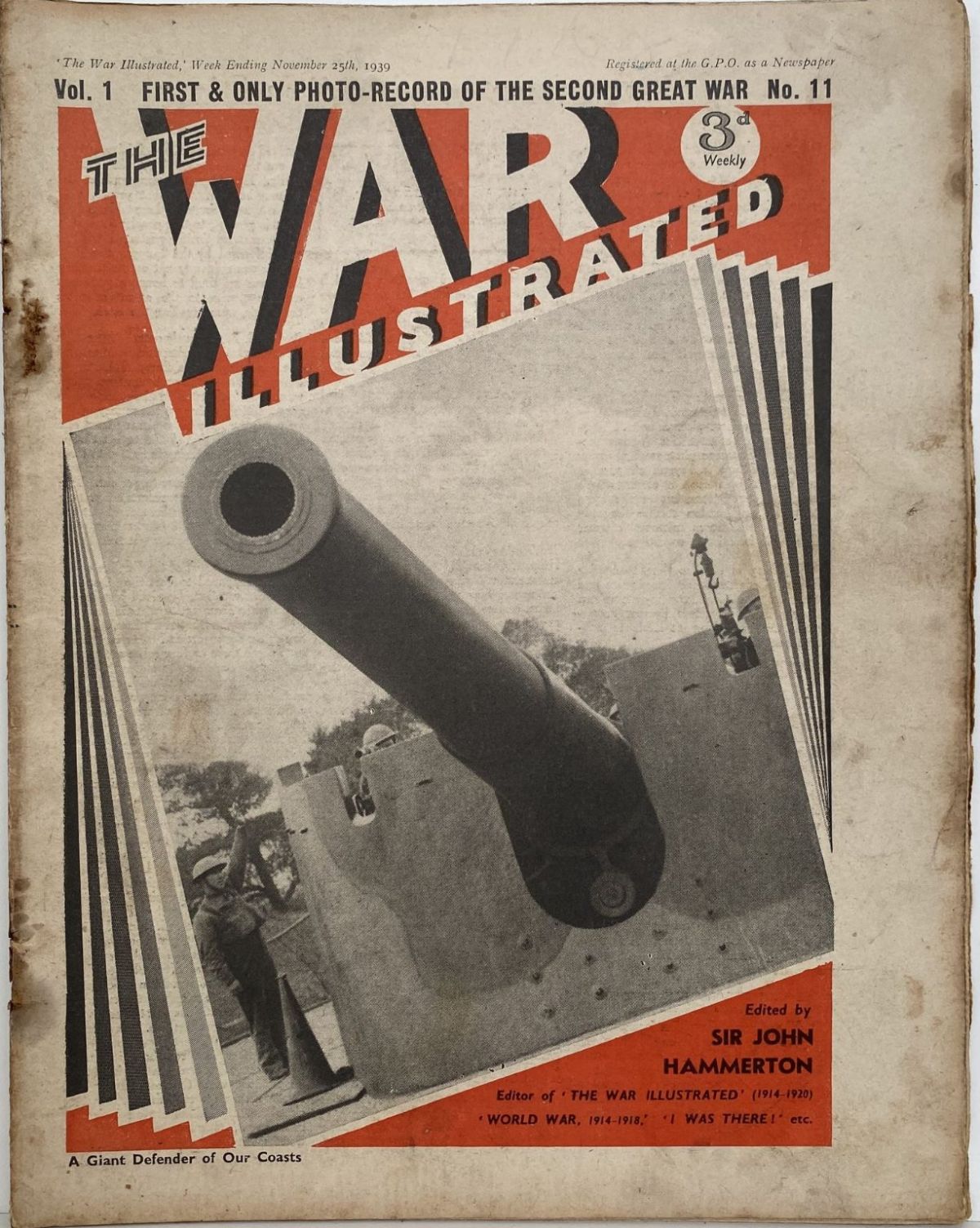 THE WAR ILLUSTRATED - Vol 1, No 11, 25th Nov 1939