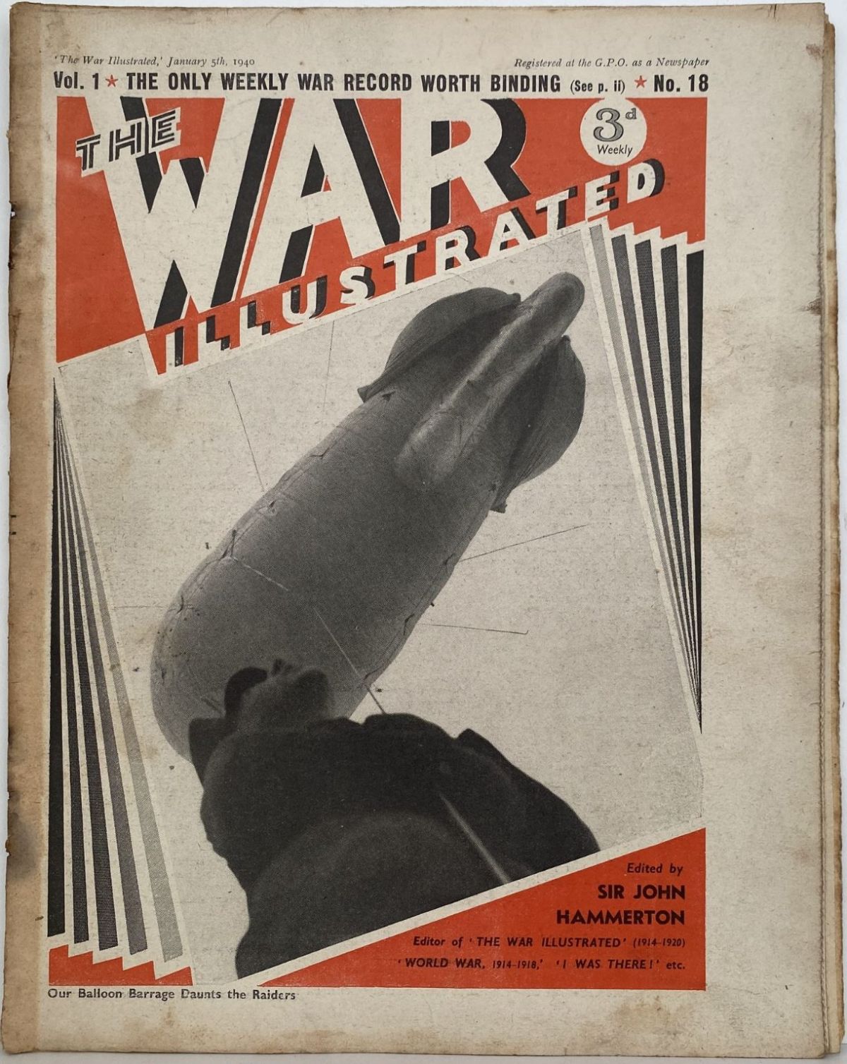 THE WAR ILLUSTRATED - Vol 1, No 18, 5th Jan 1940