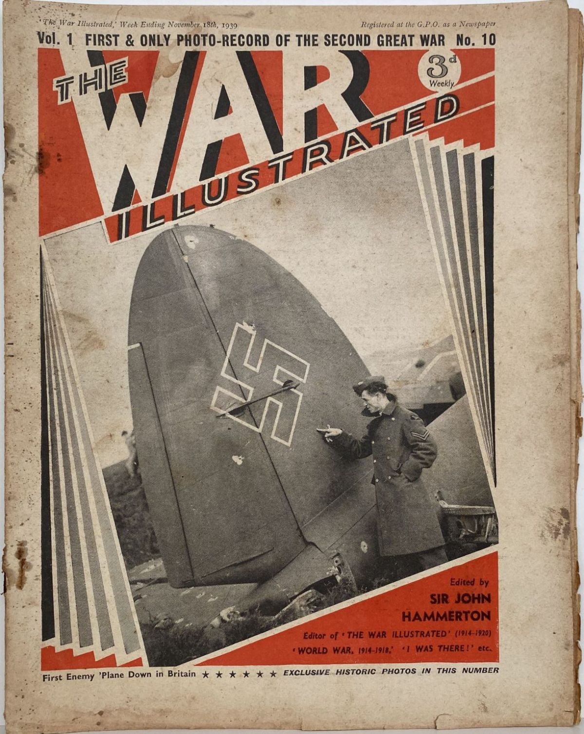 THE WAR ILLUSTRATED - Vol 1, No 10, 18th Nov 1939