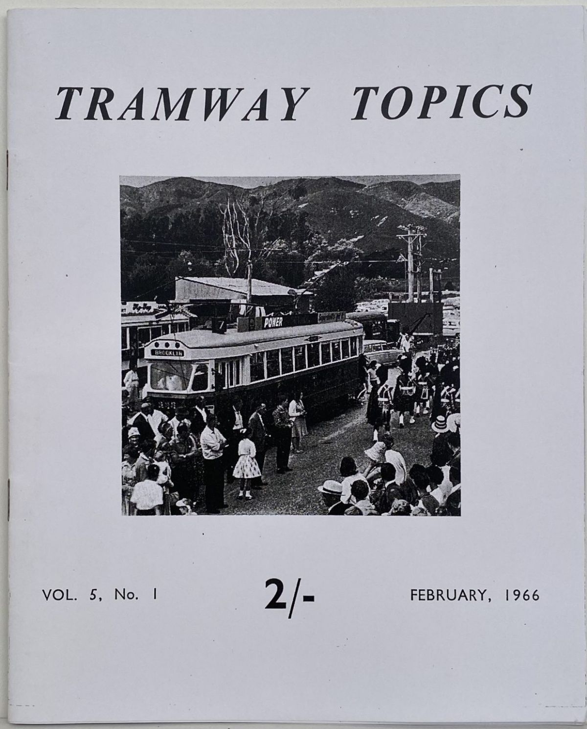TRAMWAY TOPICS Vol 5, No 1, February 1966
