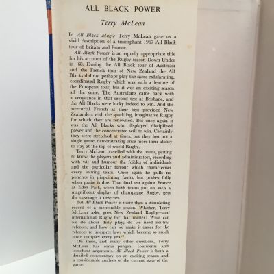 ALL BLACK POWER: Terry Mclean On Rugby