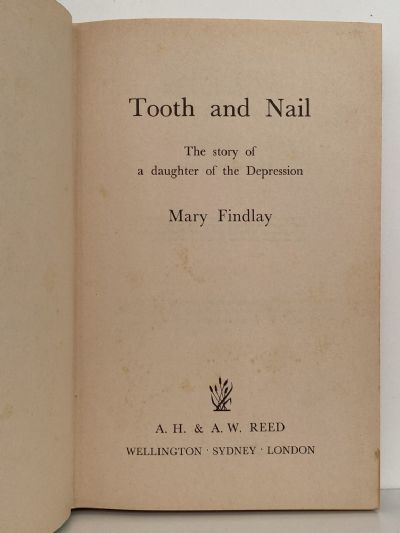 TOOTH AND NAIL: The Story of a Daughter of the Depression
