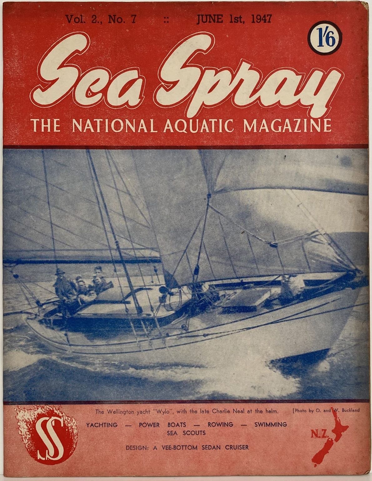VINTAGE MAGAZINE: Sea Spray - Vol. 2, No. 7 - June 1947