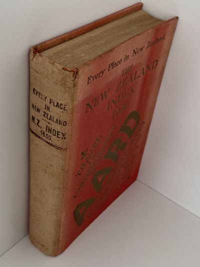 THE NEW ZEALAND INDEX 1930 - Everyplace in New Zealand