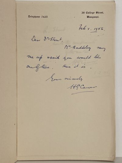 WANGANUI COLLEGIATE SCHOOL: A Brief History
