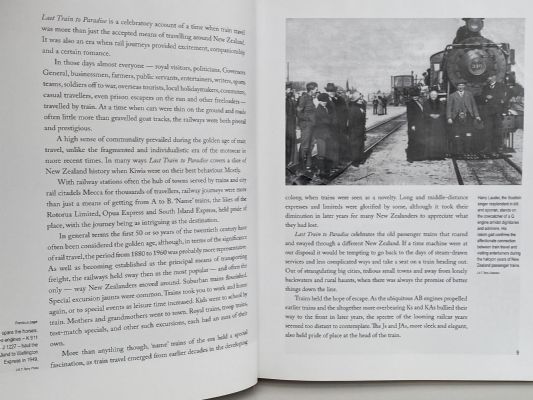 LAST TRAIN TO PARADISE: Journeys From the Golden Age of New Zealand Railways
