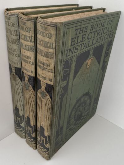 3x THE BOOK OF ELECTRICAL INSTALLATIONS: Light, Power, Traction 