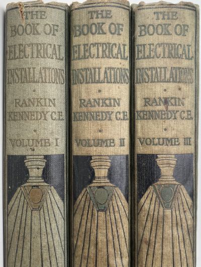 3x THE BOOK OF ELECTRICAL INSTALLATIONS: Light, Power, Traction