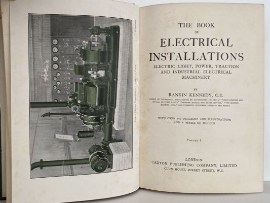 3x THE BOOK OF ELECTRICAL INSTALLATIONS: Light, Power, Traction