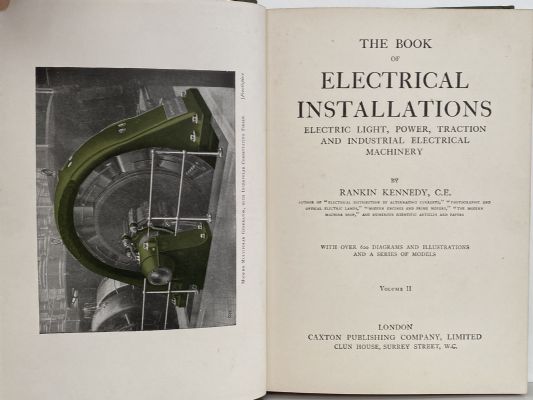 3x THE BOOK OF ELECTRICAL INSTALLATIONS: Light, Power, Traction