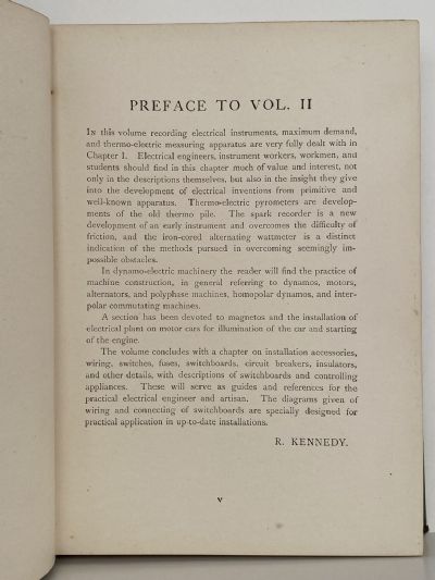 3x THE BOOK OF ELECTRICAL INSTALLATIONS: Light, Power, Traction
