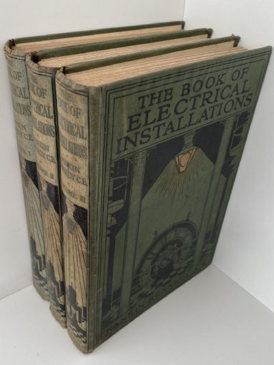 3x THE BOOK OF ELECTRICAL INSTALLATIONS: Light, Power, Traction