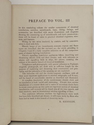 3x THE BOOK OF ELECTRICAL INSTALLATIONS: Light, Power, Traction