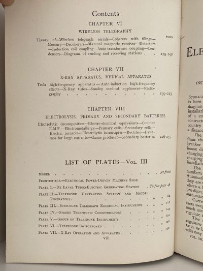 3x THE BOOK OF ELECTRICAL INSTALLATIONS: Light, Power, Traction