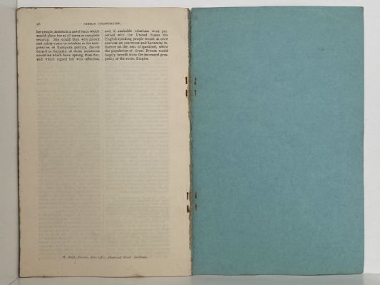 GERMAN COLONIZATION: Anglo-German negotiations and the Samoan situation