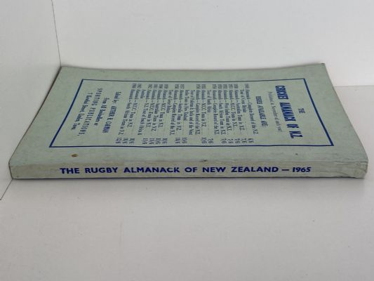 THE RUGBY ALMANACK of New Zealand 1965