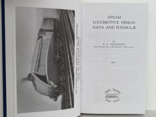 STEAM LOCOMOTIVE DESIGN: Data And Formulae