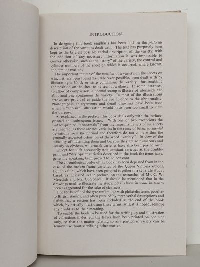 BRITISH POSTAGE STAMP VARIETIES ILLUSTRATED: Surface Printed Issues to King George VI
