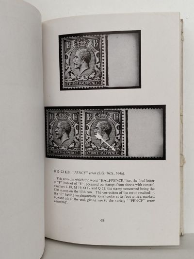 BRITISH POSTAGE STAMP VARIETIES ILLUSTRATED: Surface Printed Issues to King George VI
