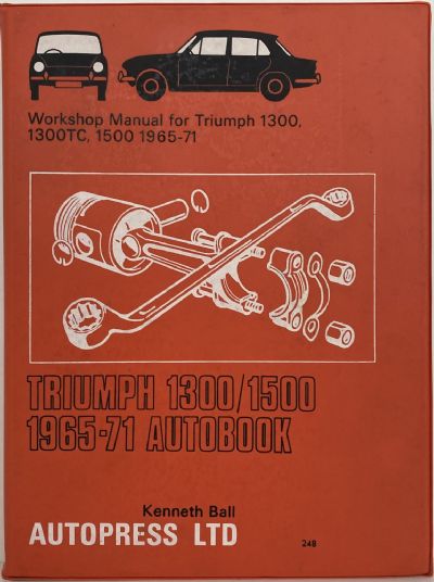 TRIUMPH 1300TC / 1500 1965 to 1971 Autobook
