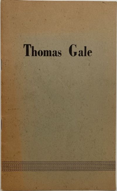 Thomas (Tom) Gale biography of memories 