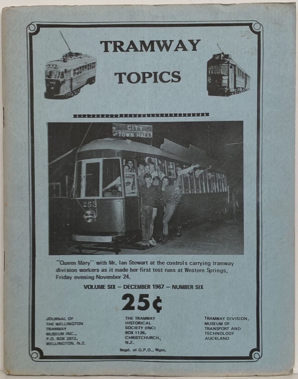 TRAMWAY TOPICS Vol 6, No 6, December 1967
