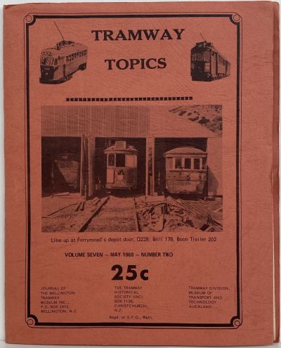 TRAMWAY TOPICS Vol 7, No 2, May 1968 