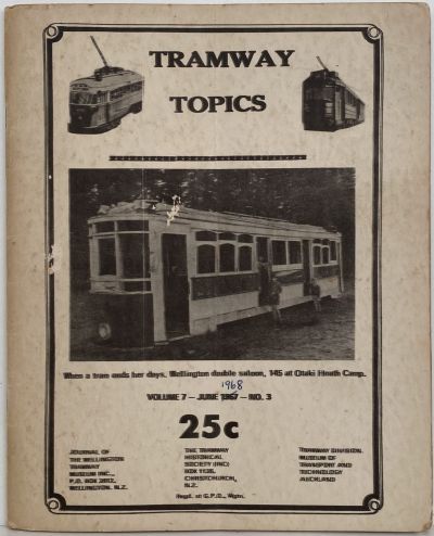 TRAMWAY TOPICS Vol 7, No 3, June 1968 