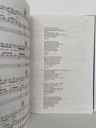 BOB DYLAN: Sheet Music Song Book