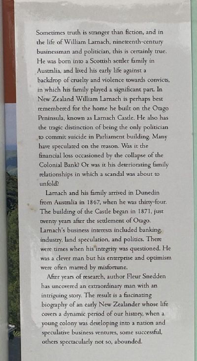 KING OF THE CASTLE: Biography of William Larnach