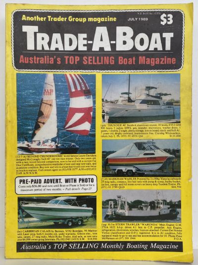 VINTAGE MAGAZINE: Trade-A-Boat, Australia - July 1989