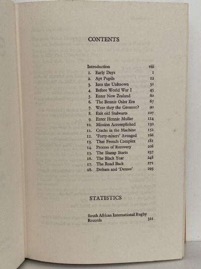THE SPRINGBOKS 1891-1970