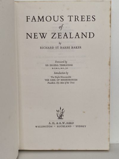 FAMOUS TREES OF NEW ZEALAND