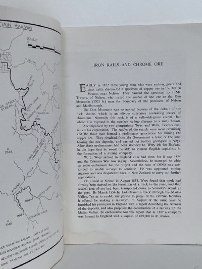 NEW ZEALAND'S FIRST RAILWAY: Dun Mountain Railway, Nelson