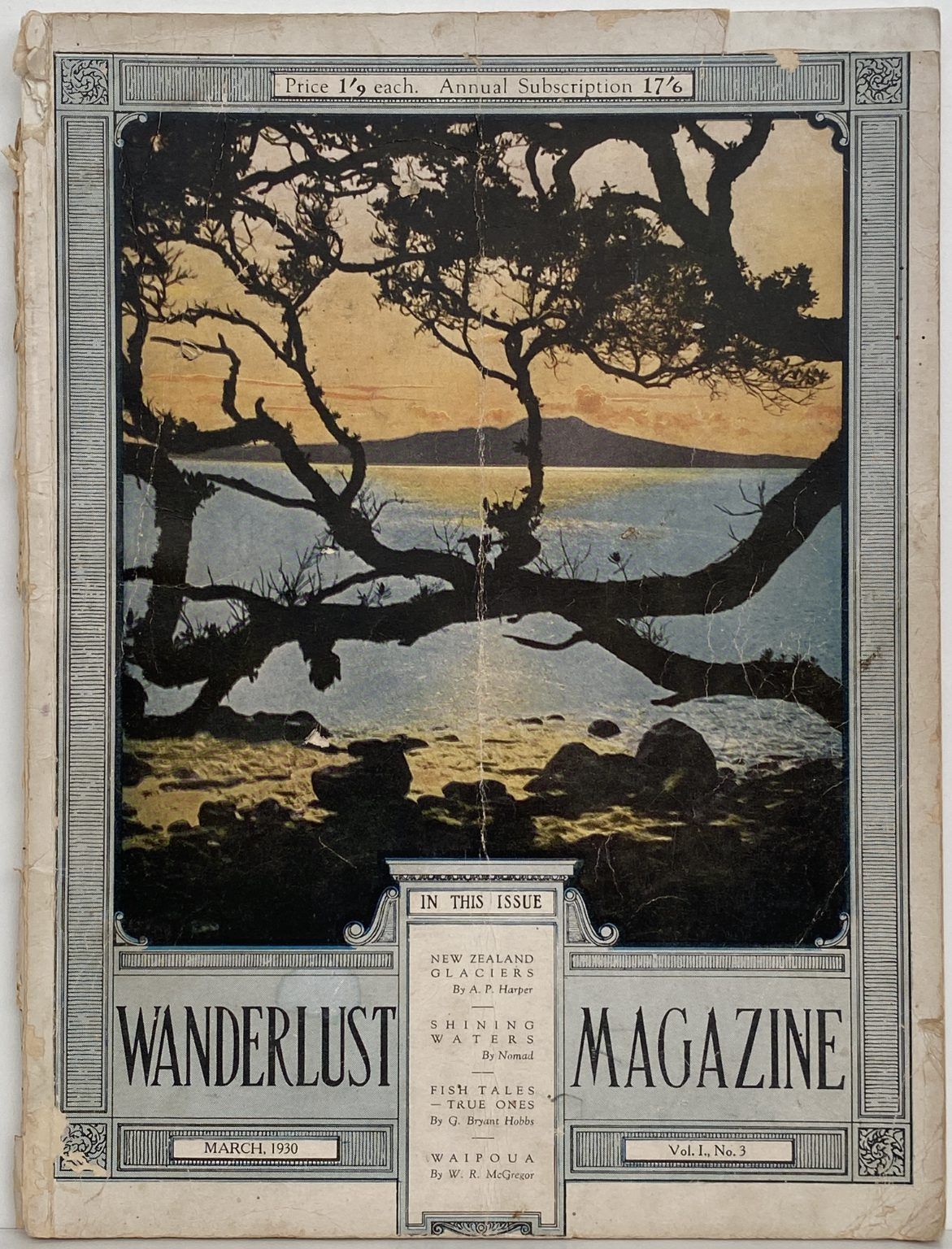 Wanderlust Magazine: Vol. 1, No 3. March 1930