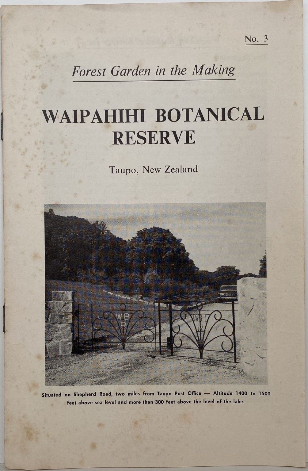 WAIPHIHI BOTANICAL RESERVE: Taupo, New Zealand