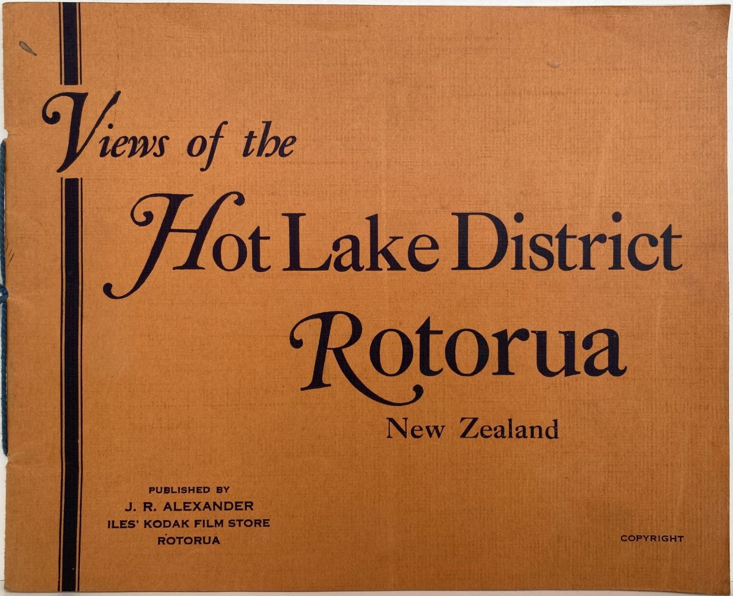 Views of the Hot Lake District Rotorua New Zealand