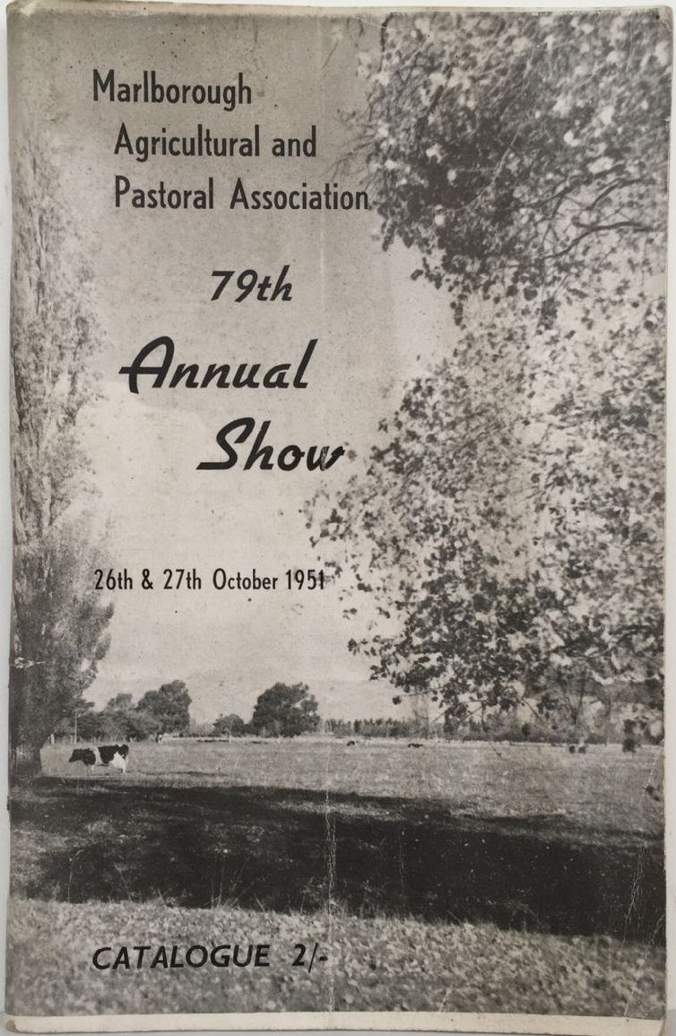Marlborough A&P Association: 79th Annual Show Catalouge