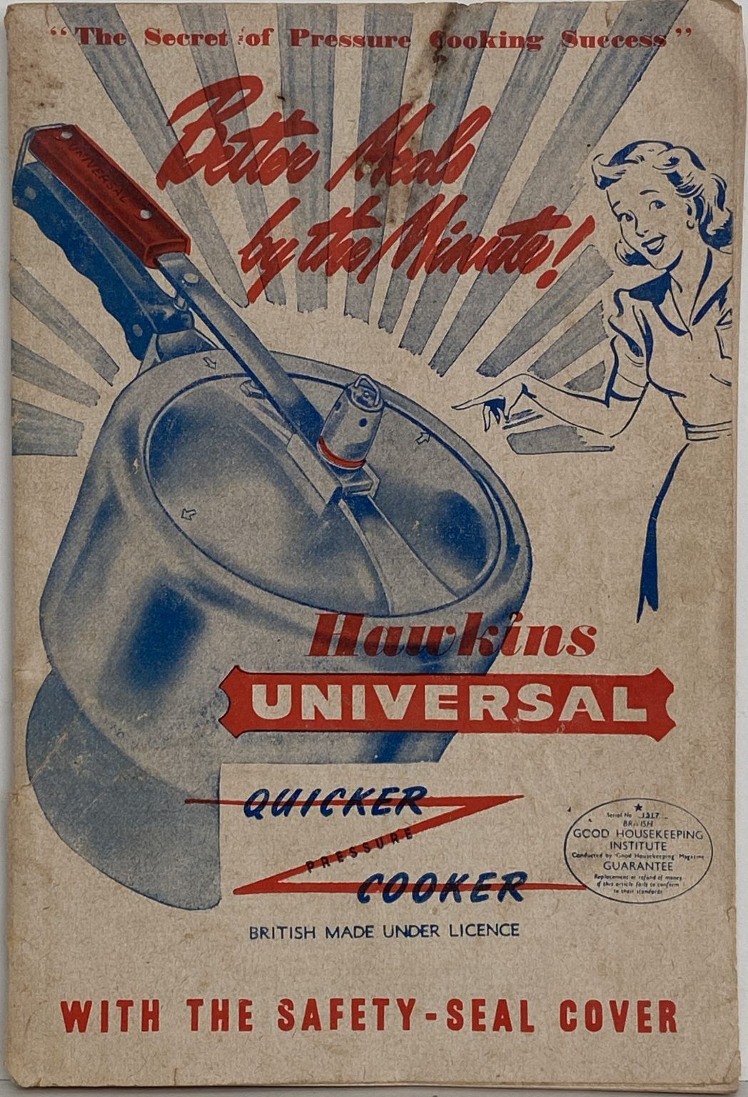 VINTAGE COOK BOOK: Hawkins Universal Cooker