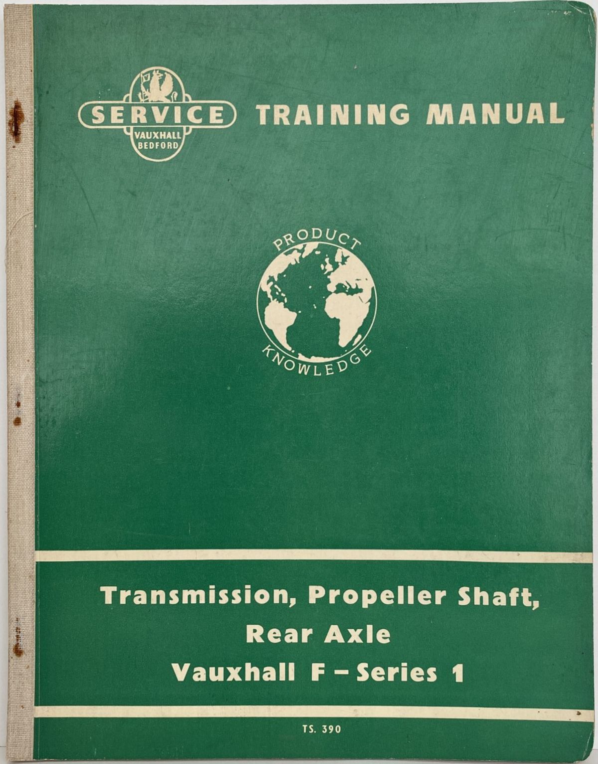 VAUXHALL F - Series 1 Service Training Manual - Transmission / Prop Shaft