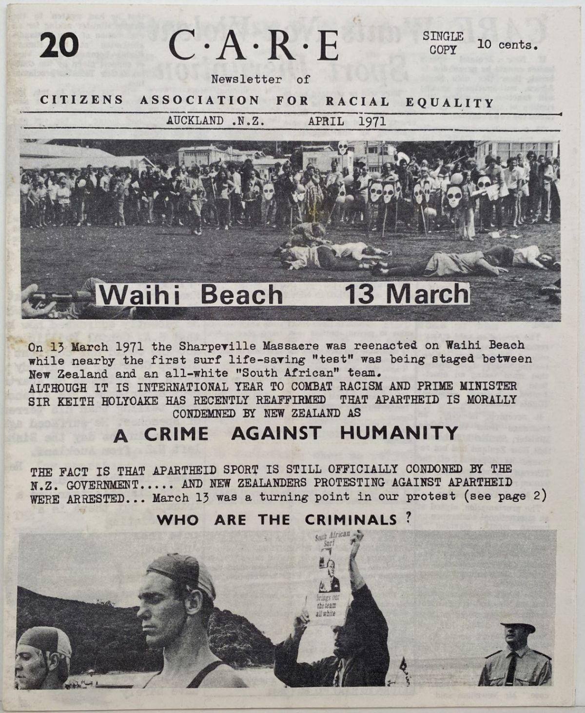 VINTAGE MAGAZINE: Citizens Association for Radical Equality (CARE)