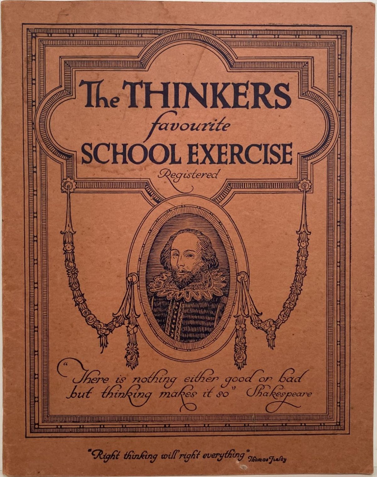 Vintage School Exercise Book circa 1940