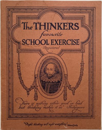 Vintage School Exercise Book circa 1940 