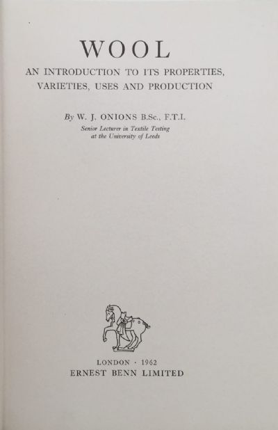 WOOL: An Introduction To Its Properties and Uses