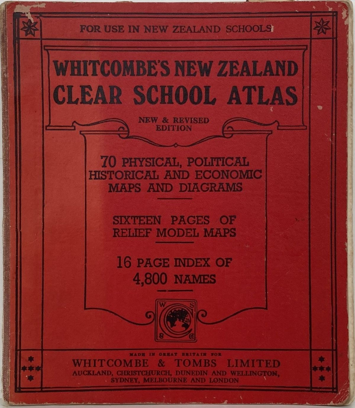 Whitcombe's New Zealand Clear School Atlas