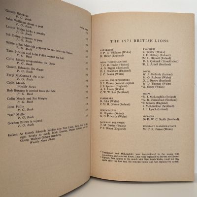 LIONS RAMPANT: The 1971 Lions tour of Australia and New Zealand